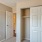 Large closet in bedroom